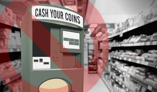 Are coin counting machines a ripoff